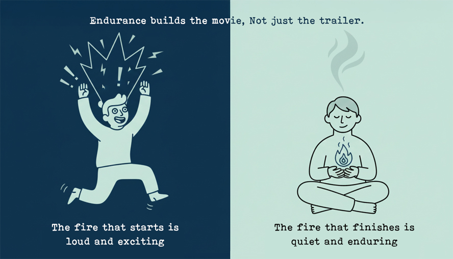 When Starting Is Sexy And Finishing Is Boring