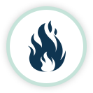 The fire that starts